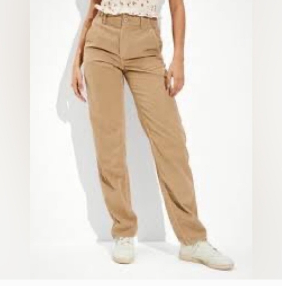 American Eagle Mom Straight Corduroy Jeans